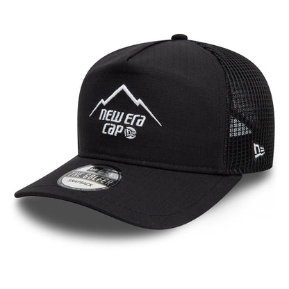 This is a New Era Outdoor Black Golfer Adjustable Cap 1
