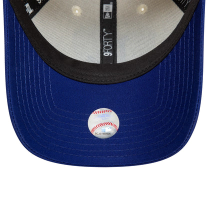 This is a LA Dodgers Colour Block Cream 9FORTY Adjustable Cap 5
