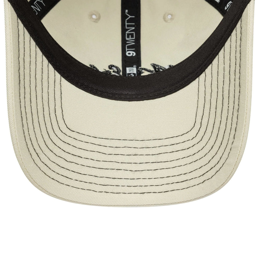 This is a New Era Contrast Stitch Cream 9TWENTY Adjustable Cap 5