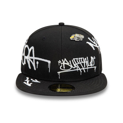This is a New Era Graphic Black 59FIFTY Fitted Cap 3