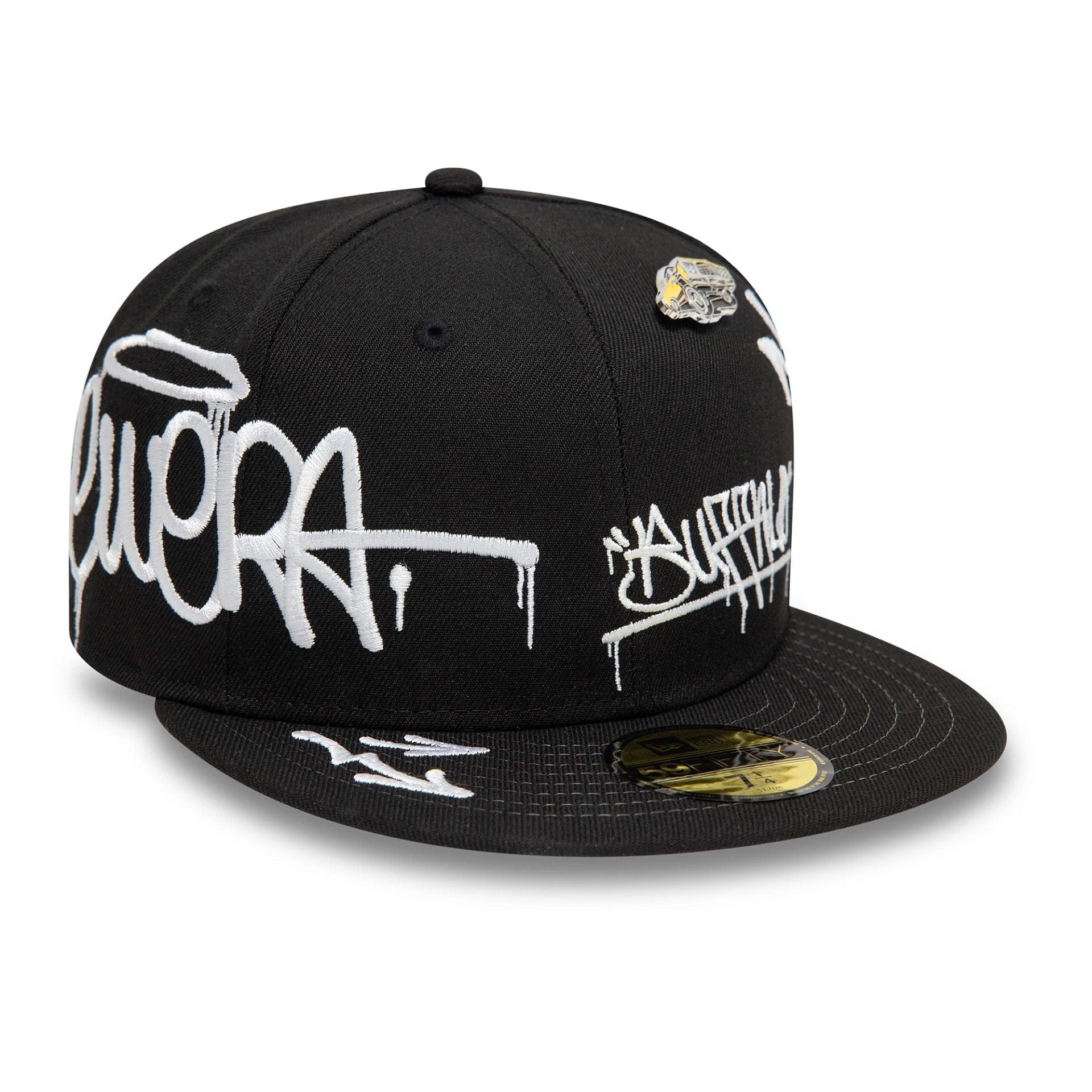 This is a New Era Graphic Black 59FIFTY Fitted Cap 4