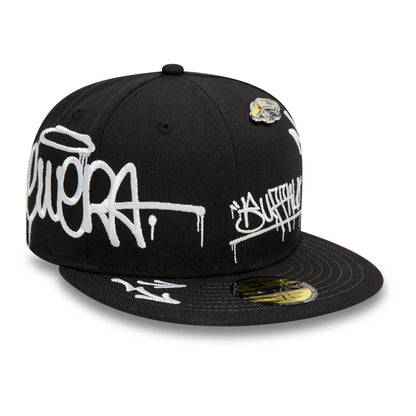 This is a New Era Graphic Black 59FIFTY Fitted Cap 4