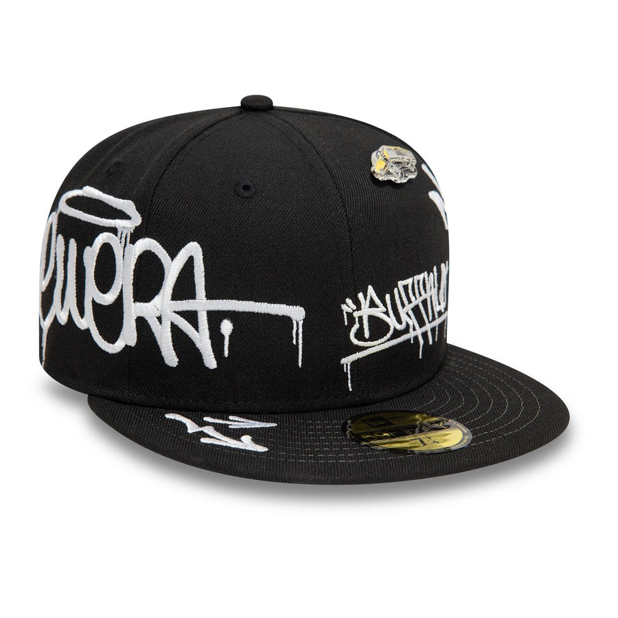 This is a New Era Graphic Black 59FIFTY Fitted Cap 4