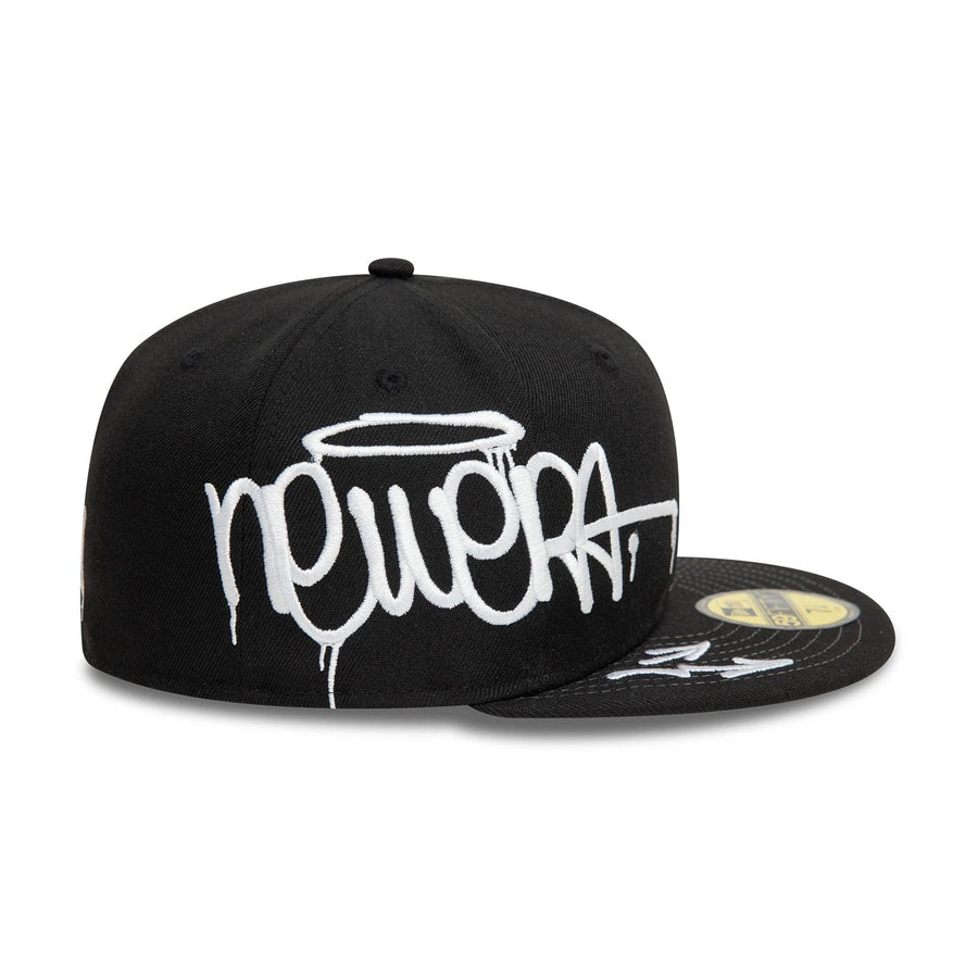 This is a New Era Graphic Black 59FIFTY Fitted Cap 6