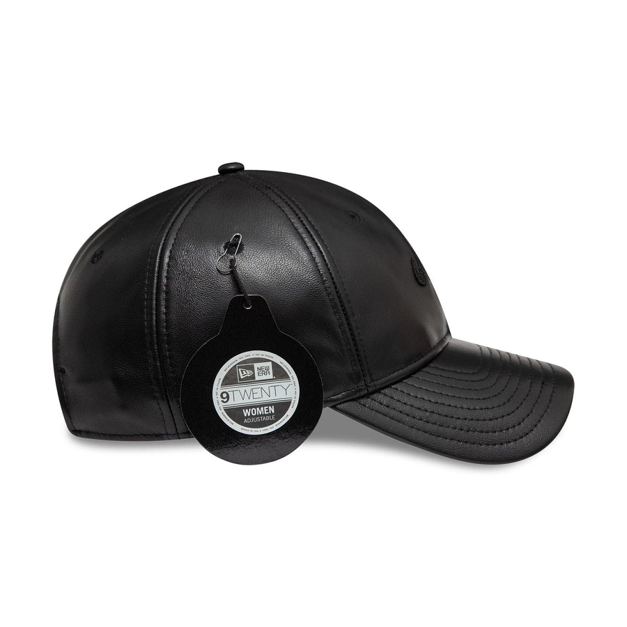 This is a New Era Image Leather Black 9TWENTY Adjustable Cap 4