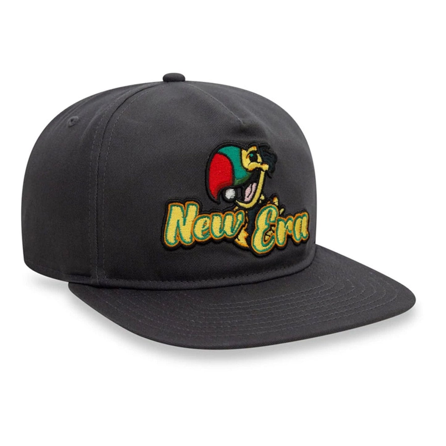 This is a Recycled New Era Toucan Dark Grey Golfer Adjustable Cap 3