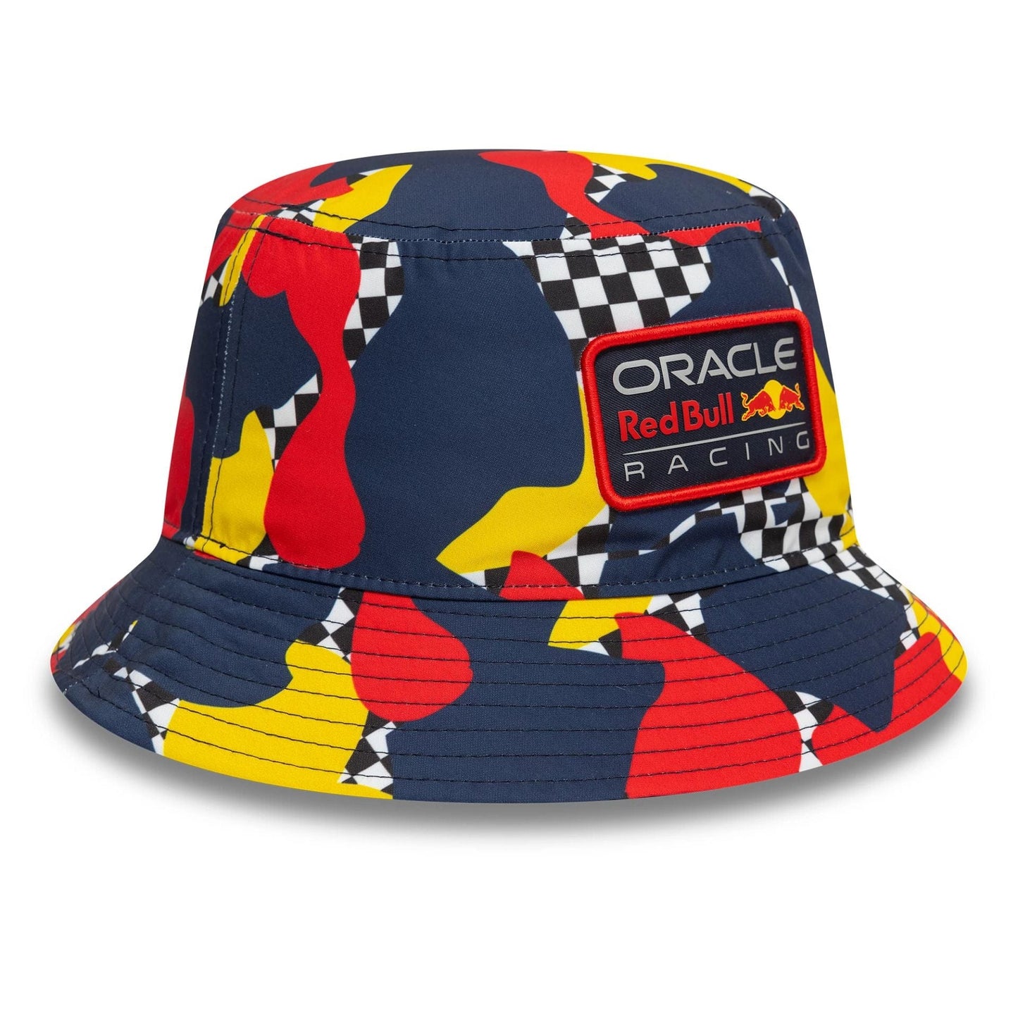 This is a Red Bull Racing Abstract Dark Blue Bucket Hat 3
