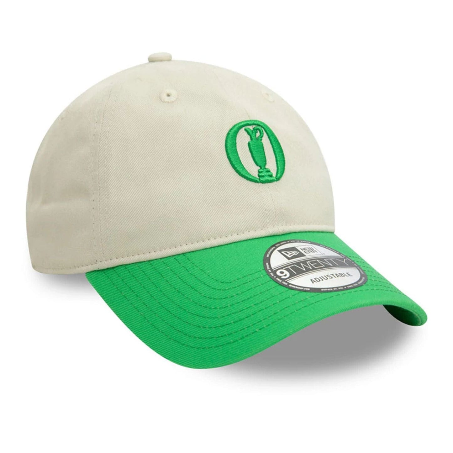 This is a The Open Championships Contrast Visor Cream 9TWENTY Adjustable Cap 3
