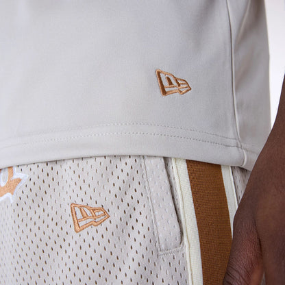 The Male model is wearing St. Louis Cardinals MLB Floral Open White Oversized T-Shirt 6