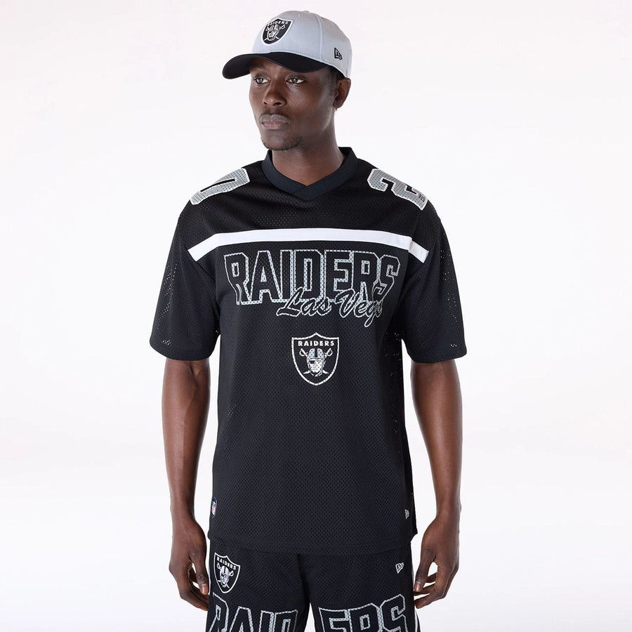 NFL Mesh Las Vegas Raiders T-Shirt NEC UK