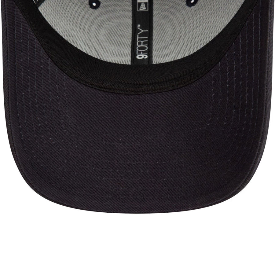 This is a MoneyGram Haas F1 Team Seasonal Flawless Navy 9FORTY Adjustable Cap 5