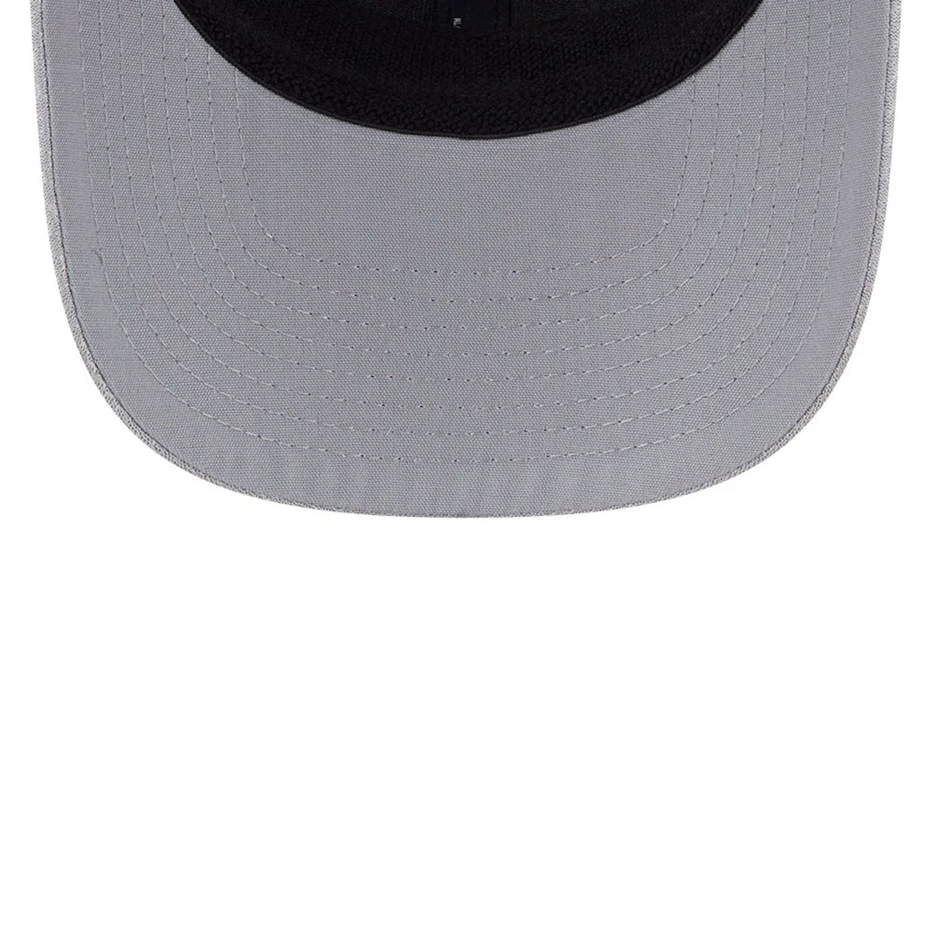 Pictured is this NFL Pro Bowl 2025 NFC Logo 9SEVENTY Trucker Stretch Snap Adjustable cap in grey. 7