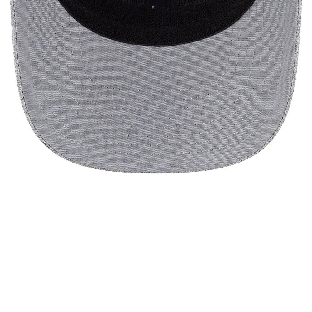 Pictured is this NFL Pro Bowl 2025 NFC Logo 9SEVENTY Trucker Stretch Snap Adjustable cap in grey. 7