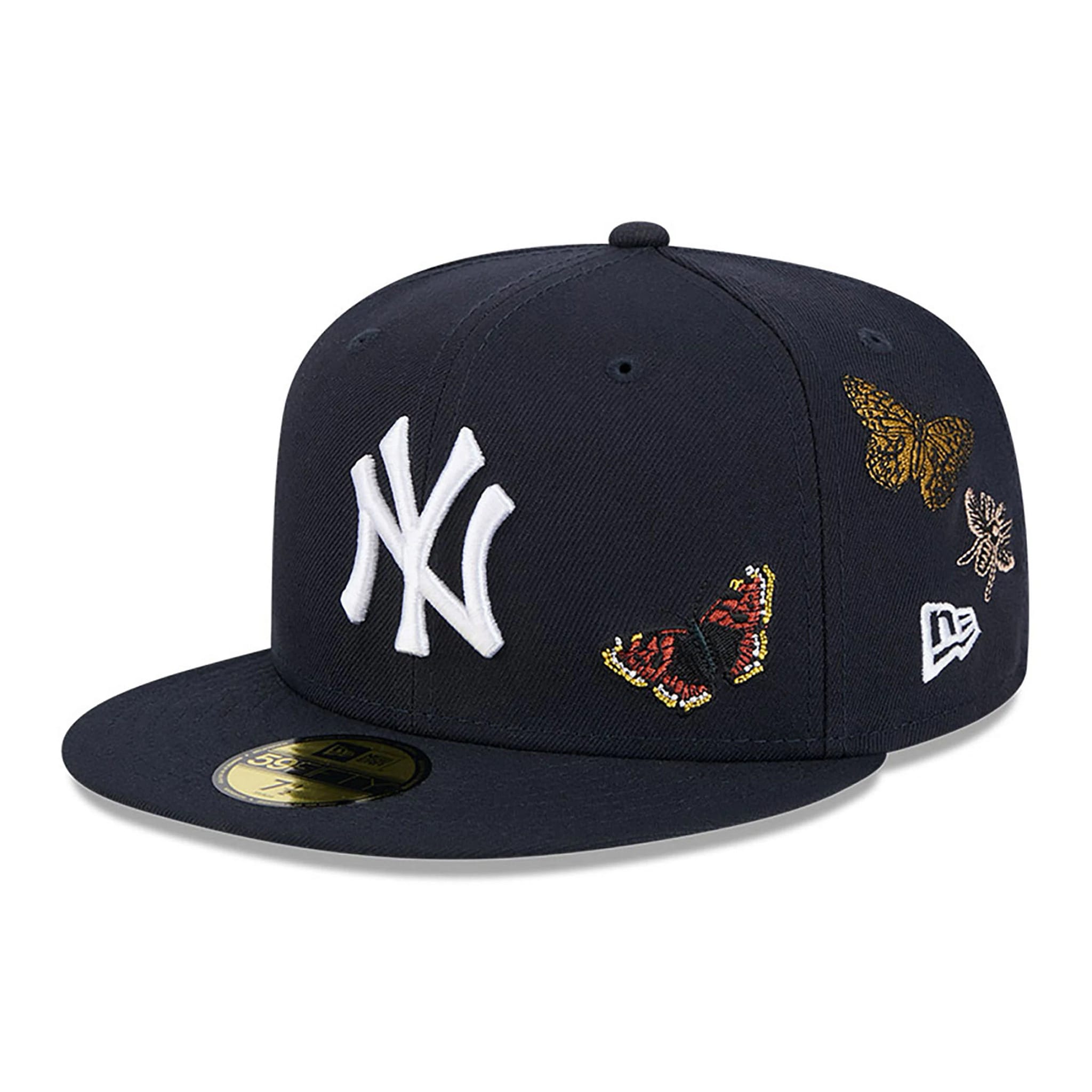 New York Yankees FELT x MLB Navy 59FIFTY Fitted Cap | New Era Cap UK