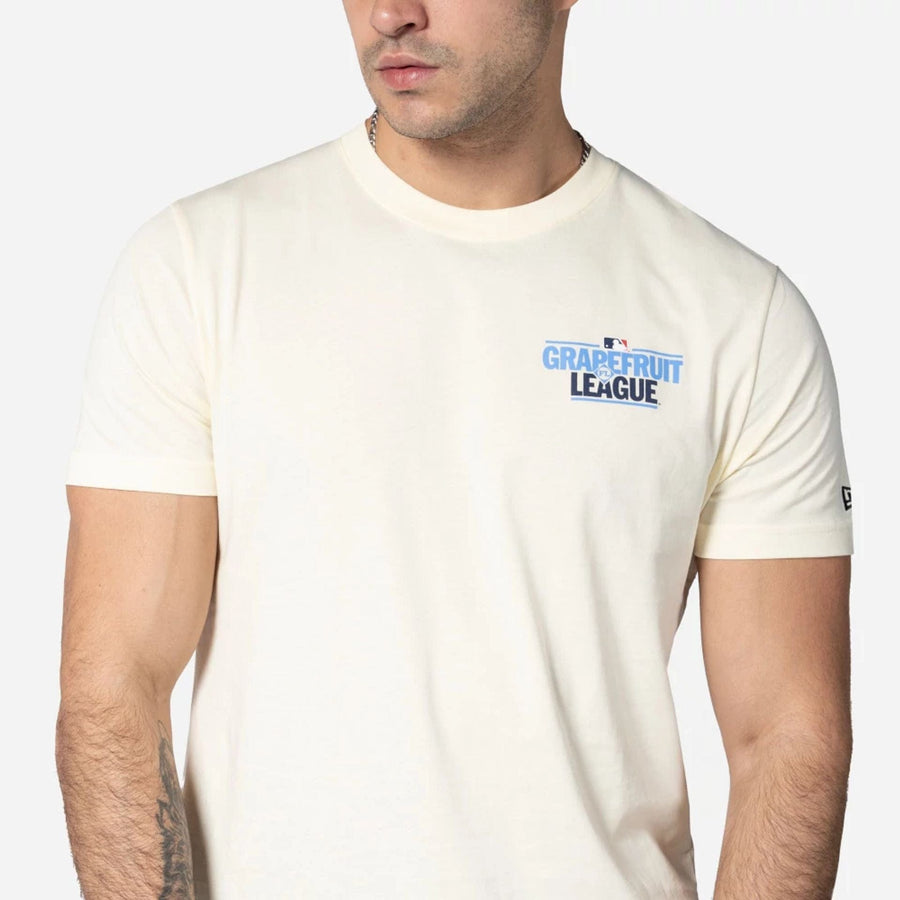 The Male model is wearing Grapefruit League Spring Training 2025 Cream T-Shirt 3