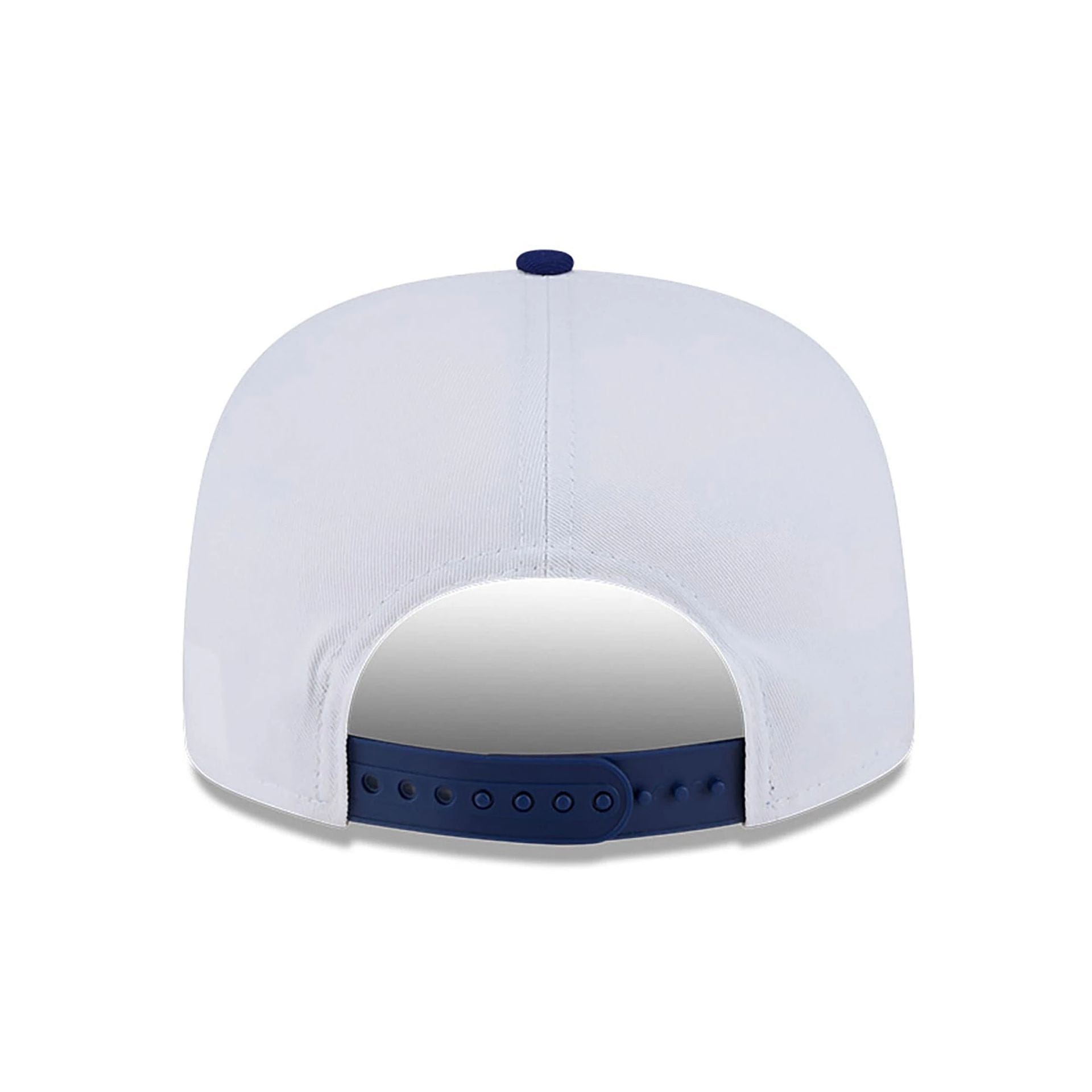 This is a LA Dodgers VS Oakland Athletics Championship Pin White Golfer Adjustable Cap 5