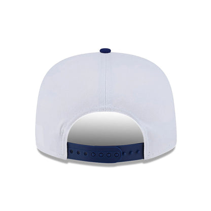 This is a LA Dodgers VS Oakland Athletics Championship Pin White Golfer Adjustable Cap 5