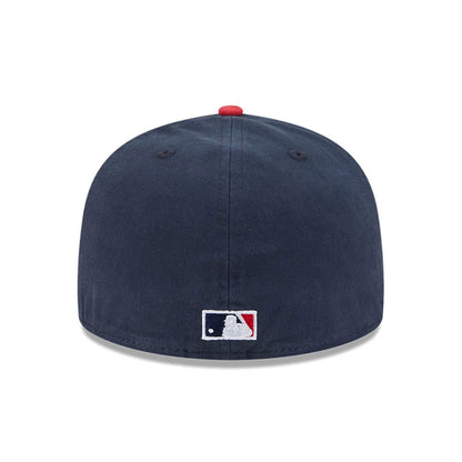 This is a Chicago White Sox Championship Side Flag Navy 59FIFTY A-Frame Fitted Cap 7