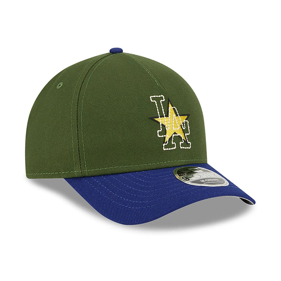 This is a LA Dodgers City Feature Dark Green 9FORTY M-Crown A-Frame Adjustable Cap 3