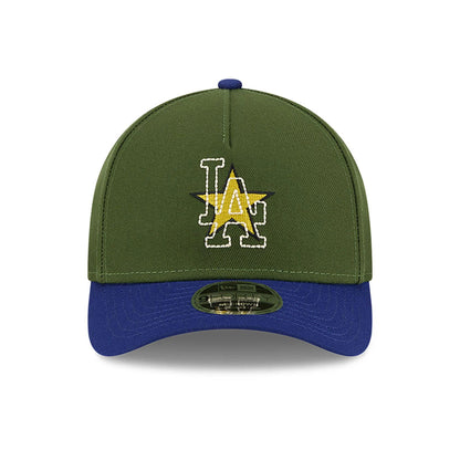 This is a LA Dodgers City Feature Dark Green 9FORTY M-Crown A-Frame Adjustable Cap 4