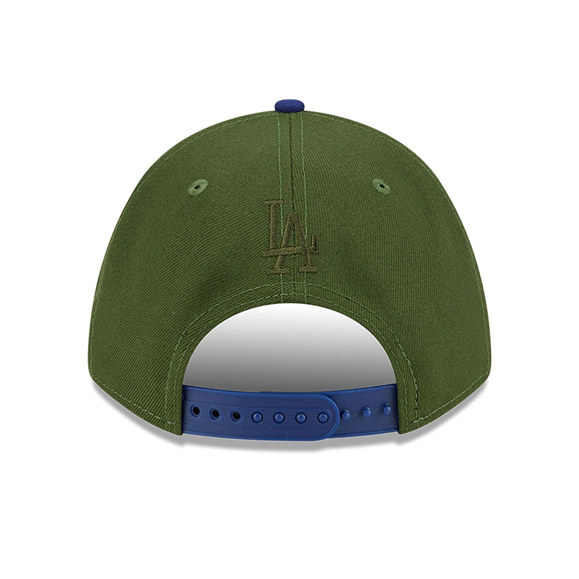 This is a LA Dodgers City Feature Dark Green 9FORTY M-Crown A-Frame Adjustable Cap 5
