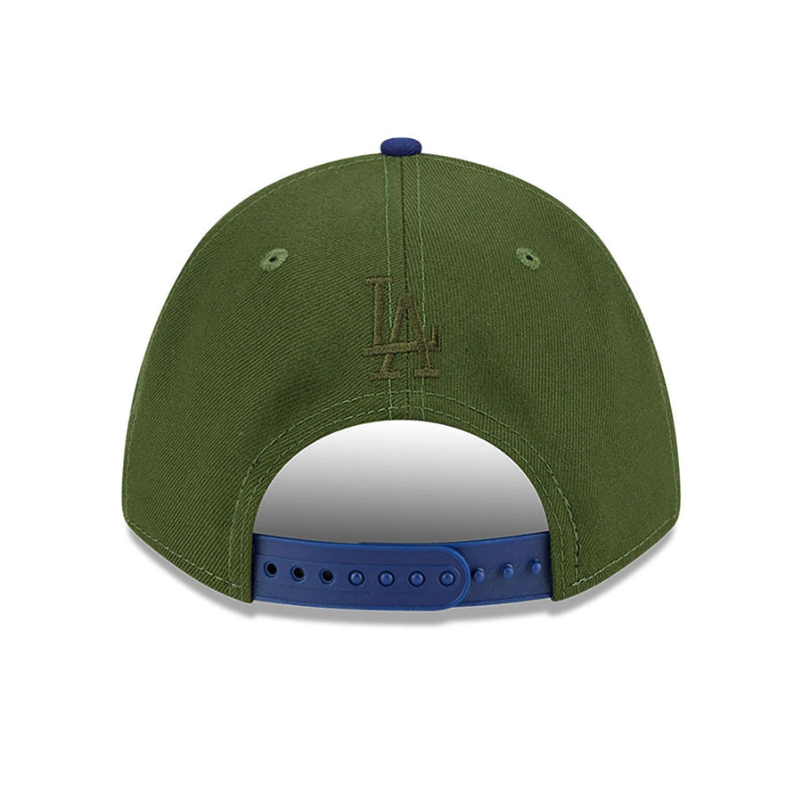 This is a LA Dodgers City Feature Dark Green 9FORTY M-Crown A-Frame Adjustable Cap 5