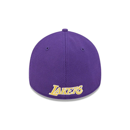 Pictured is this NBA Evergreen LA Lakers 39THIRTY Stretch Fit cap in purple. 4