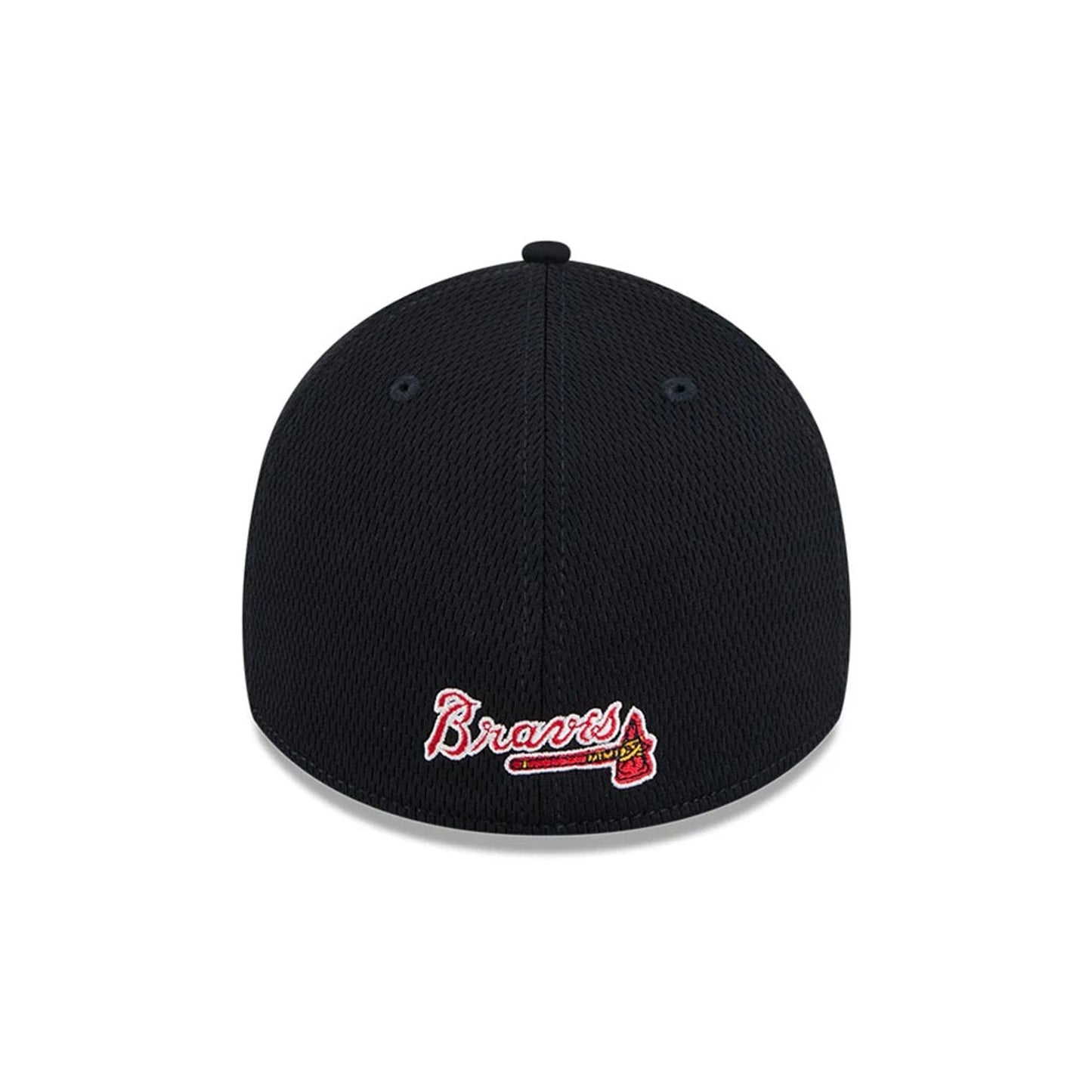 Pictured is this MLB Evergreen Atlanta Braves 39THIRTY Stretch Fit cap in navy. 4