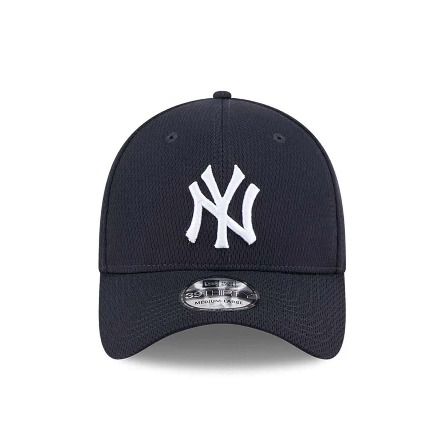 Pictured is this MLB Evergreen New York Yankees 39THIRTY Stretch Fit cap in navy. 2