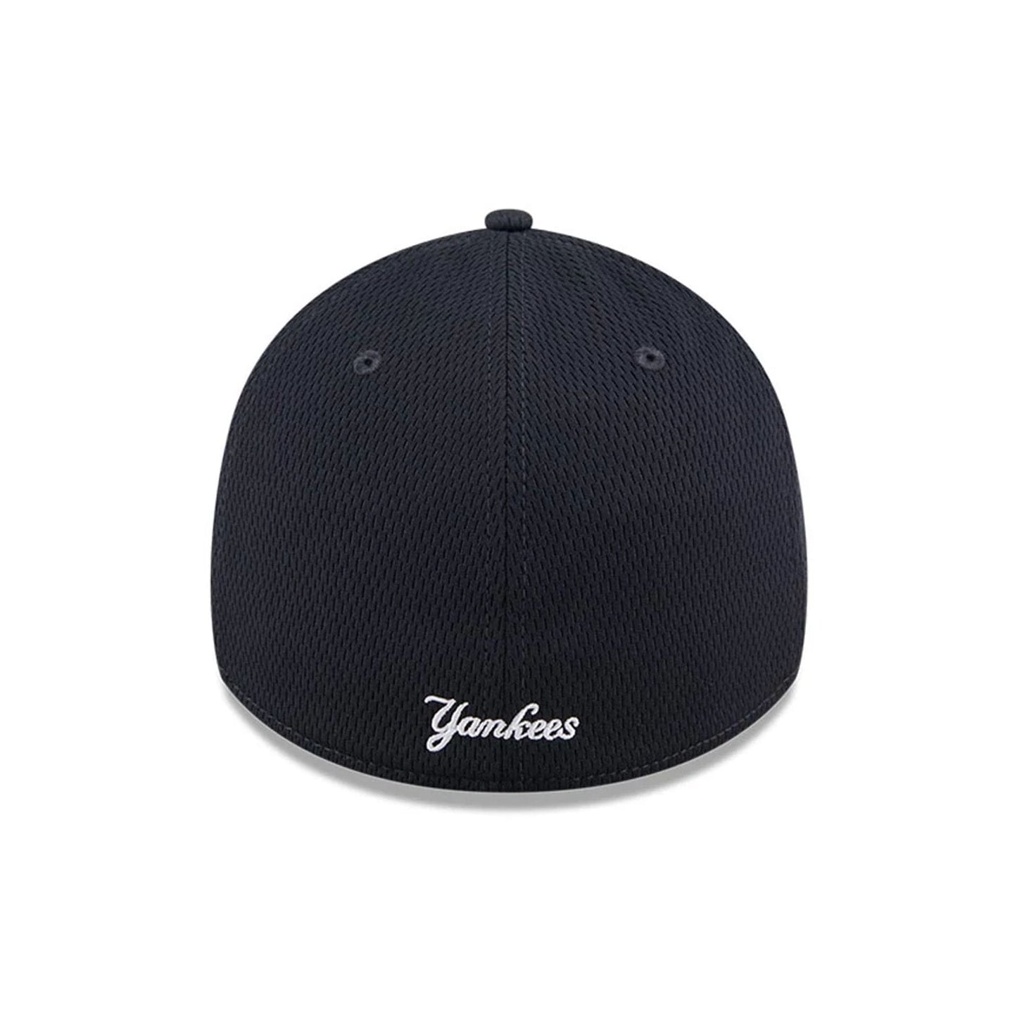 Pictured is this MLB Evergreen New York Yankees 39THIRTY Stretch Fit cap in navy. 4