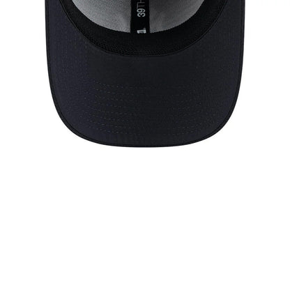 Pictured is this MLB Evergreen New York Yankees 39THIRTY Stretch Fit cap in navy. 7