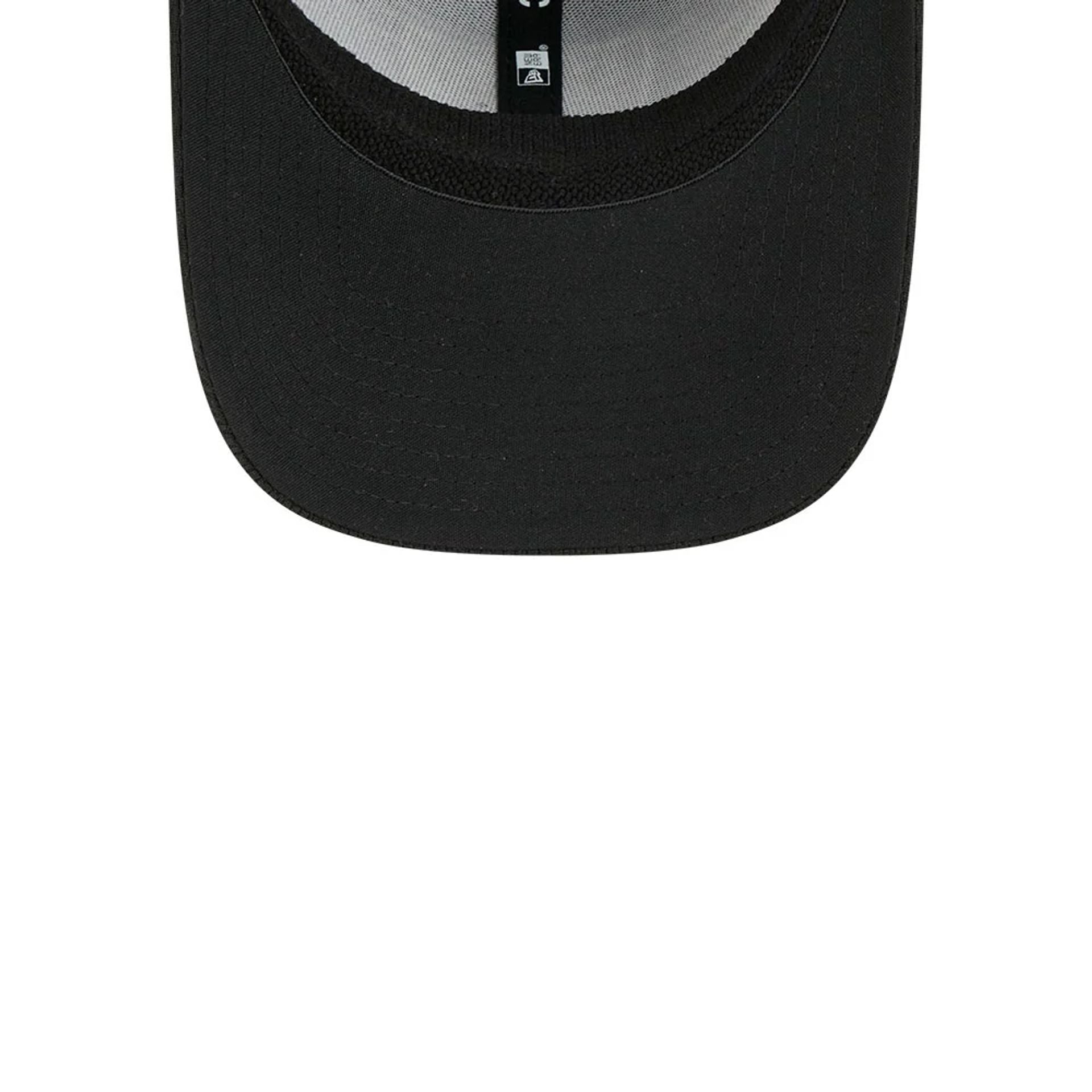 Pictured is this NFL Evergreen Las Vegas Raiders 39THIRTY Stretch Fit cap in black. 7