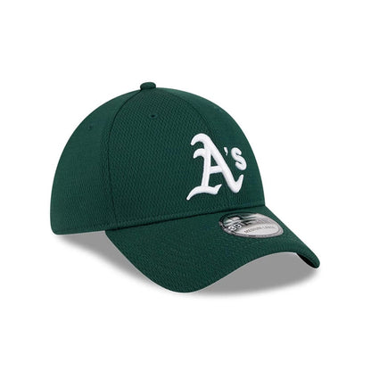 Pictured is this MLB Evergreen Athletics 39THIRTY Stretch Fit cap in dark green. 3