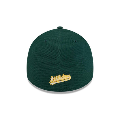 Pictured is this MLB Evergreen Athletics 39THIRTY Stretch Fit cap in dark green. 4