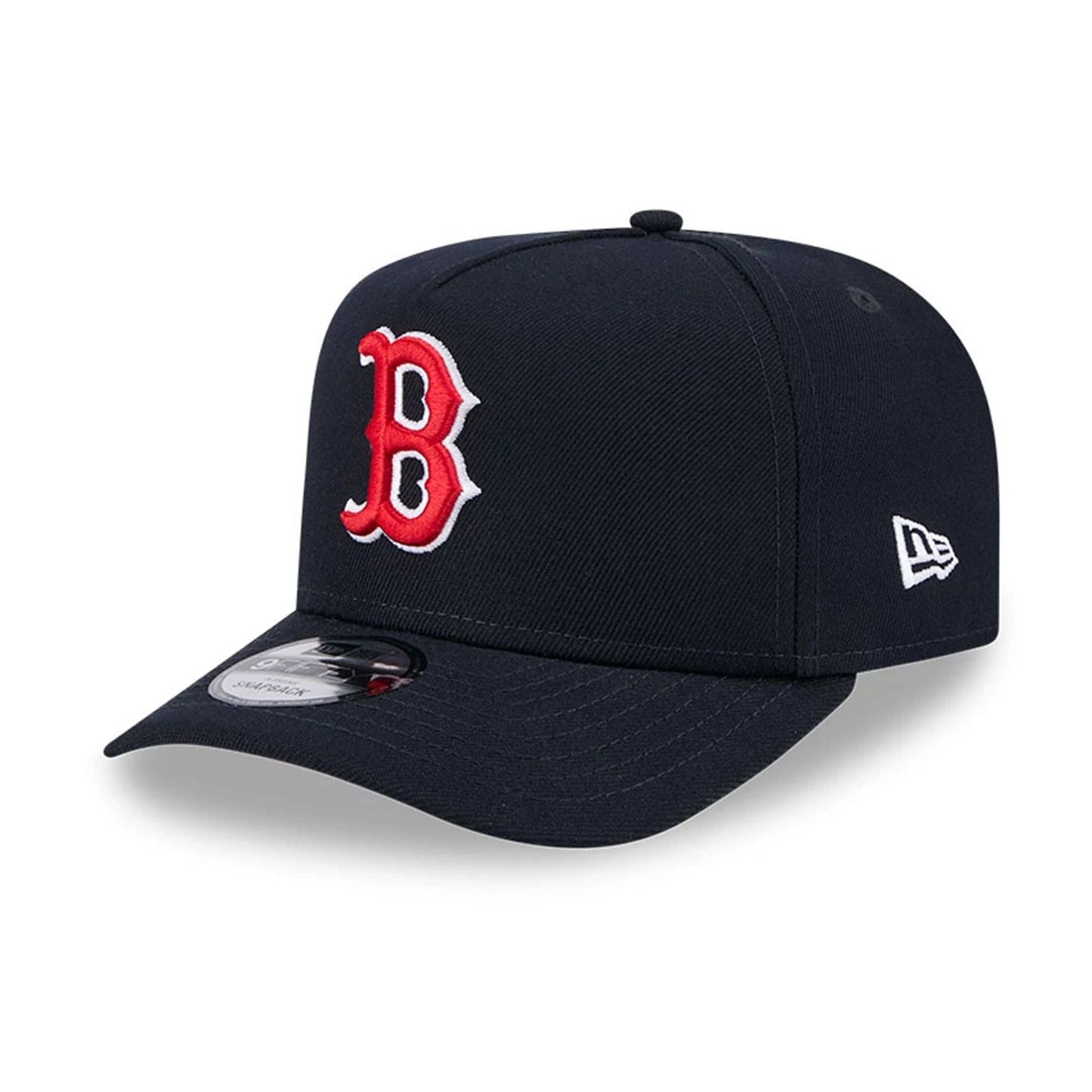 Pictured is this MLB Evergreen Boston Red Sox 9FIFTY A-Frame Snapback cap in navy. 4