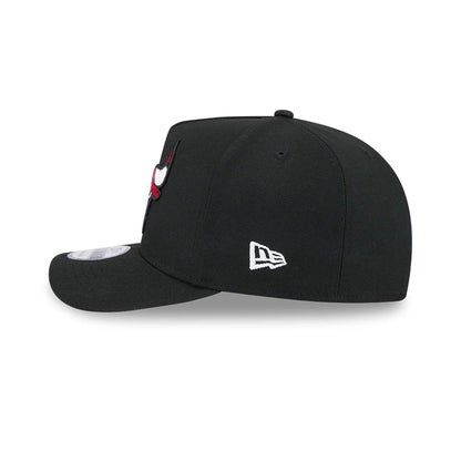 Pictured is this NBA Evergreen Chicago Bulls 9FIFTY A-Frame Snapback cap in black. 6