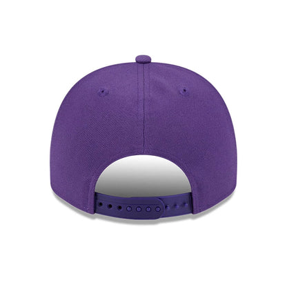 Pictured is this NBA Evergreen LA Lakers 9FIFTY A-Frame Snapback cap in purple. 7