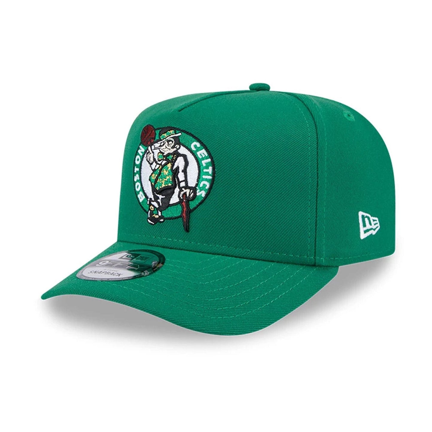 Pictured is this NBA Evergreen Boston Celtics 9FIFTY A-Frame Snapback cap in green. 4