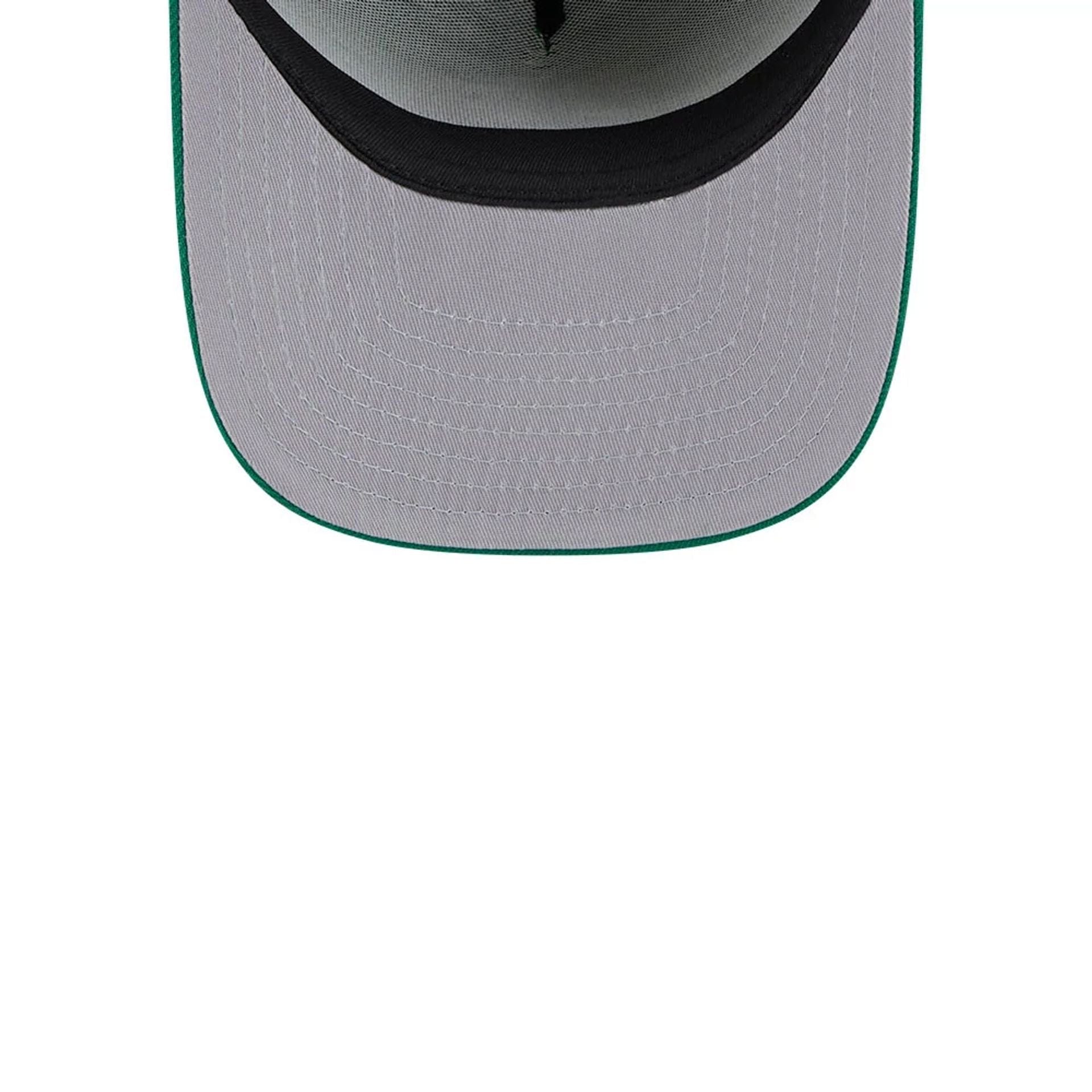 Pictured is this NBA Evergreen Boston Celtics 9FIFTY A-Frame Snapback cap in green. 2