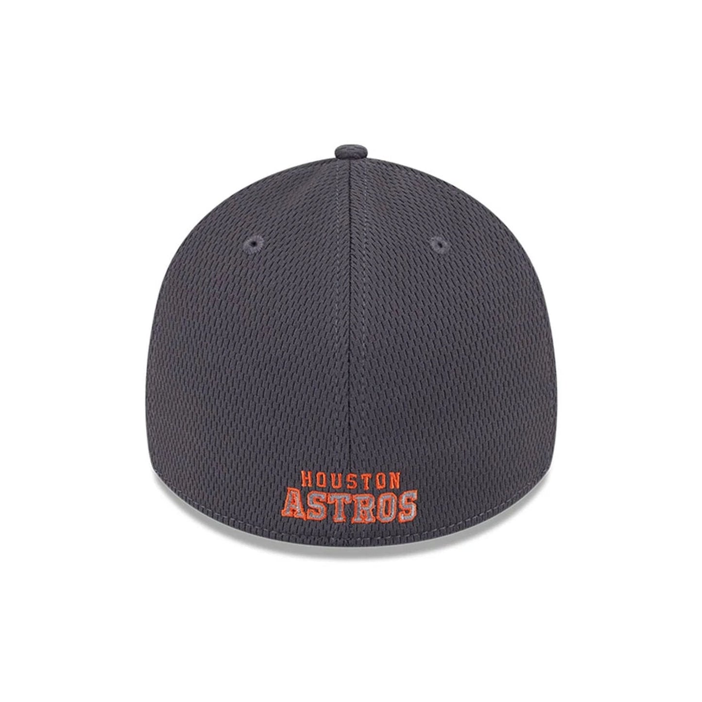 Pictured is this MLB Evergreen Houston Astros 39THIRTY Stretch Fit cap in dark grey. 4