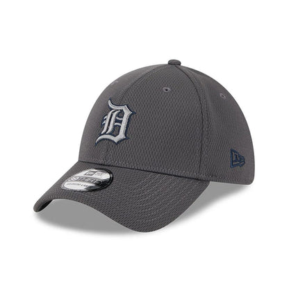 Pictured is this MLB Evergreen Detroit Tigers 39THIRTY Stretch Fit cap in dark grey. 1