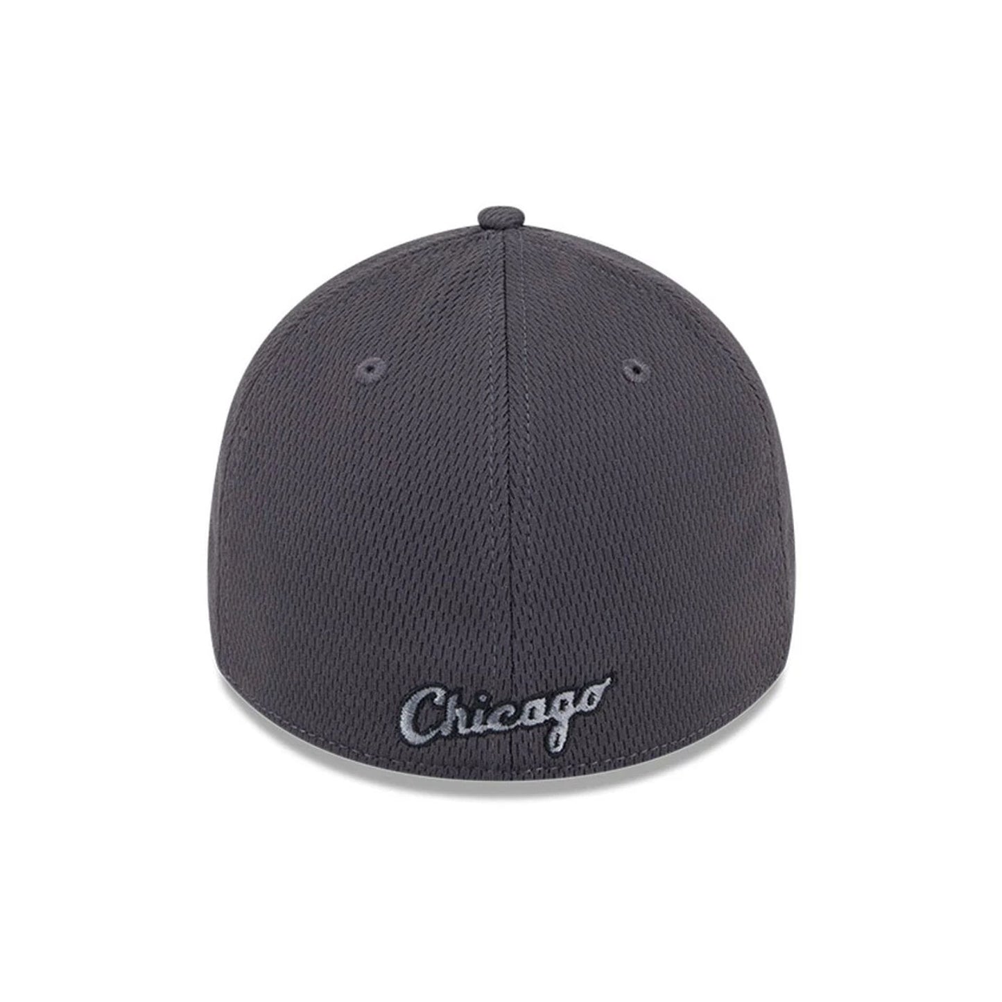 Pictured is this MLB Evergreen Chicago White Sox 39THIRTY Stretch Fit cap in dark grey. 4