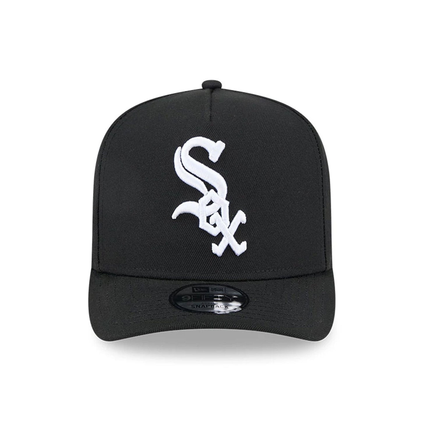 Pictured is this MLB Evergreen Chicago White Sox 9FIFTY A-Frame Snapback cap in black. 3