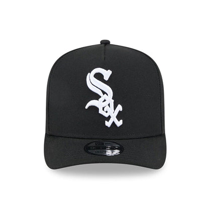 Pictured is this MLB Evergreen Chicago White Sox 9FIFTY A-Frame Snapback cap in black. 3