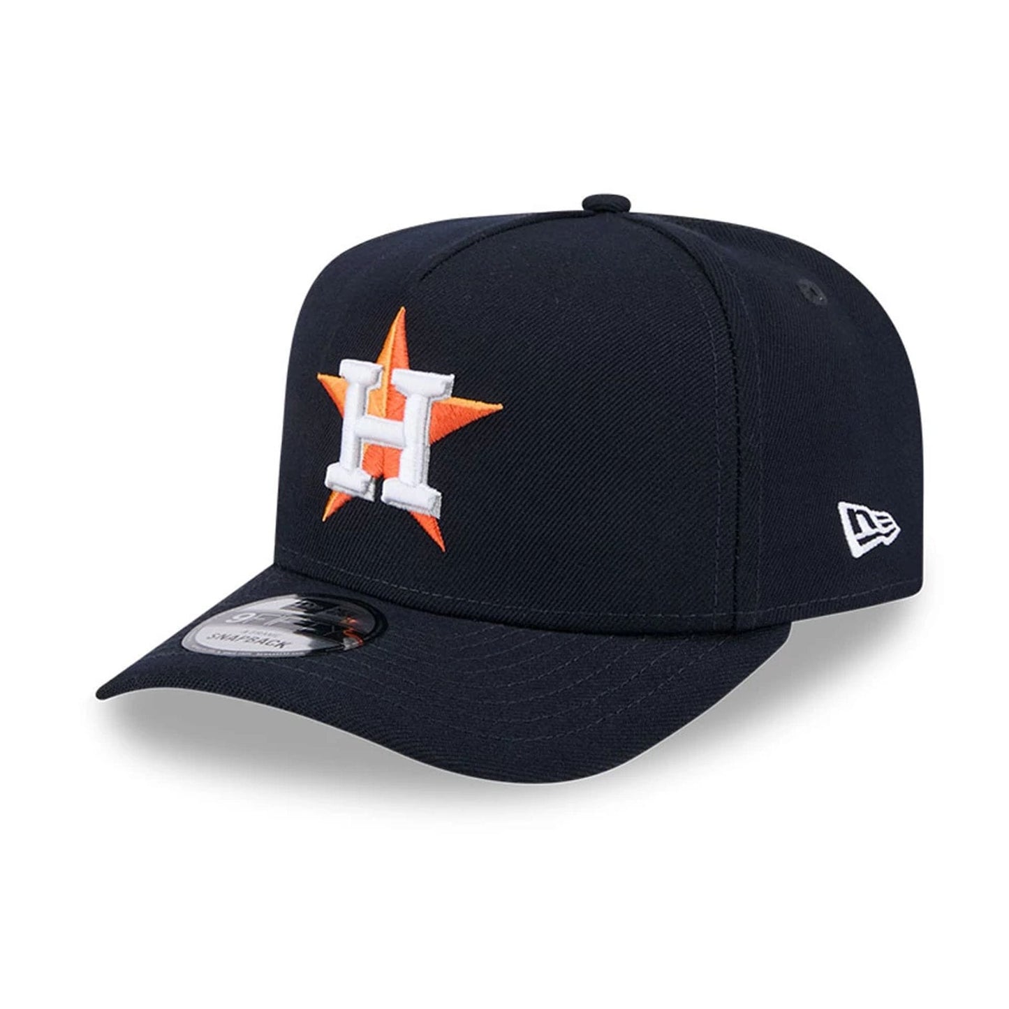 Pictured is this MLB Evergreen Houston Astros 9FIFTY A-Frame Snapback cap in navy. 4