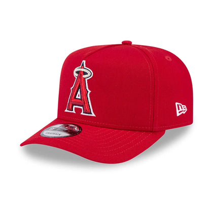Pictured is this MLB Evergreen LA Angels 9FIFTY A-Frame Snapback cap in red. 4