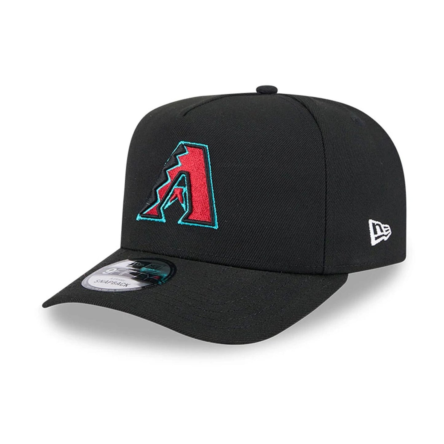 Pictured is this MLB Evergreen Arizona Diamondbacks 9FIFTY A-Frame Snapback cap in black. 4