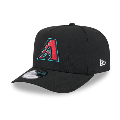 Pictured is this MLB Evergreen Arizona Diamondbacks 9FIFTY A-Frame Snapback cap in black. 4