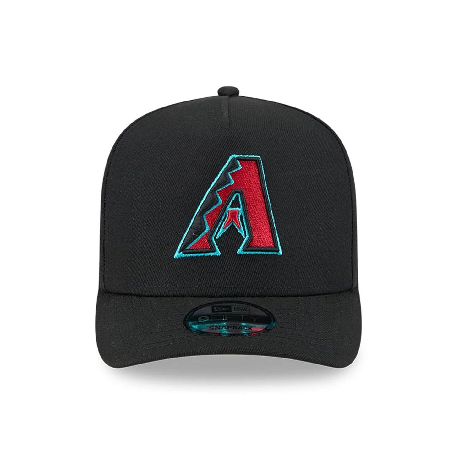 Pictured is this MLB Evergreen Arizona Diamondbacks 9FIFTY A-Frame Snapback cap in black. 3