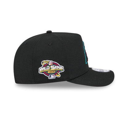 Pictured is this MLB Evergreen Arizona Diamondbacks 9FIFTY A-Frame Snapback cap in black. 5